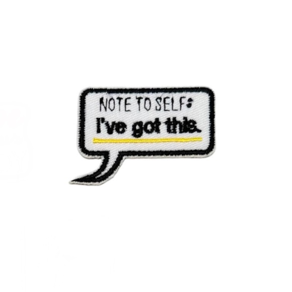 BP Nordstrom Assorted 3-Pack Affirmations Iron On Patches - Picture 4 of 6